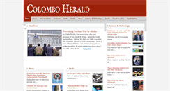 Desktop Screenshot of colomboherald.com